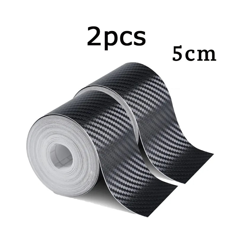 Deux rouleaux de film de protection en fibre de carbone nano de 5 cm pour carrosserie de voiture