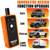 Outil portable orange pour conception innovante, pour surveiller la pression des pneus dans les voitures, SUV et pick-up lége