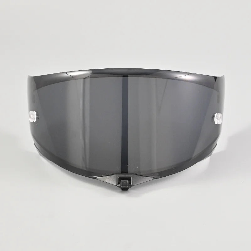 A black replacement anti-UV windproof visor for a KYT TT REVO helmet.