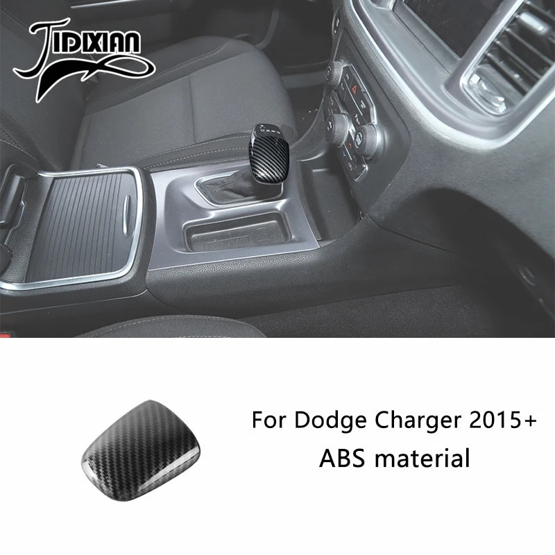 Carbon fiber ABS material interior decoration kit for Dodge Charger
