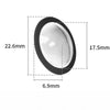 Cross-section diagram showing the dimensions of a universal car camera protection film.