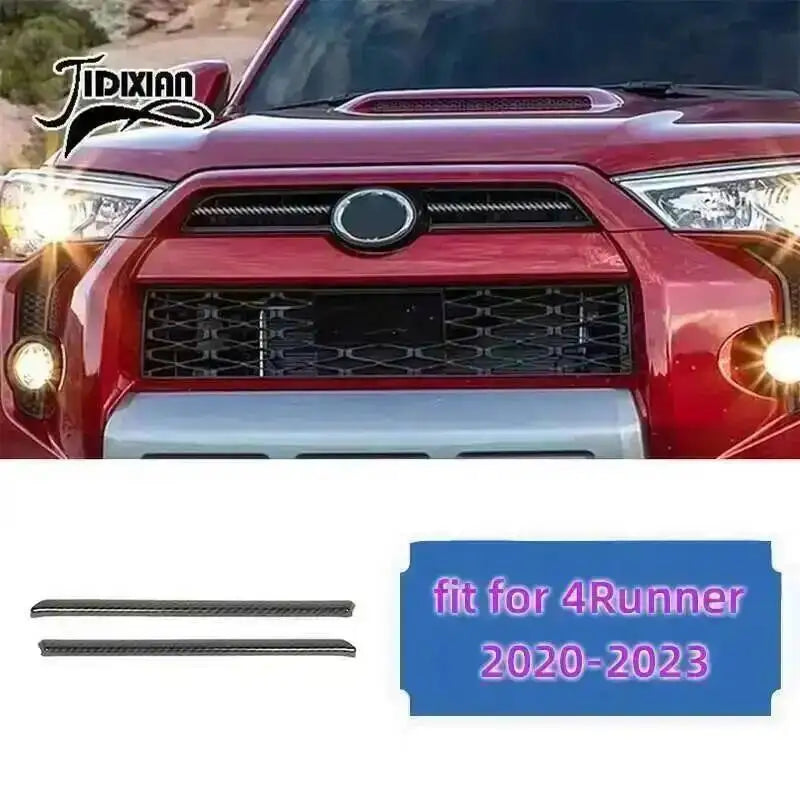 Carbon fiber grain interior and exterior decoration for a Toyota 4Runner.
