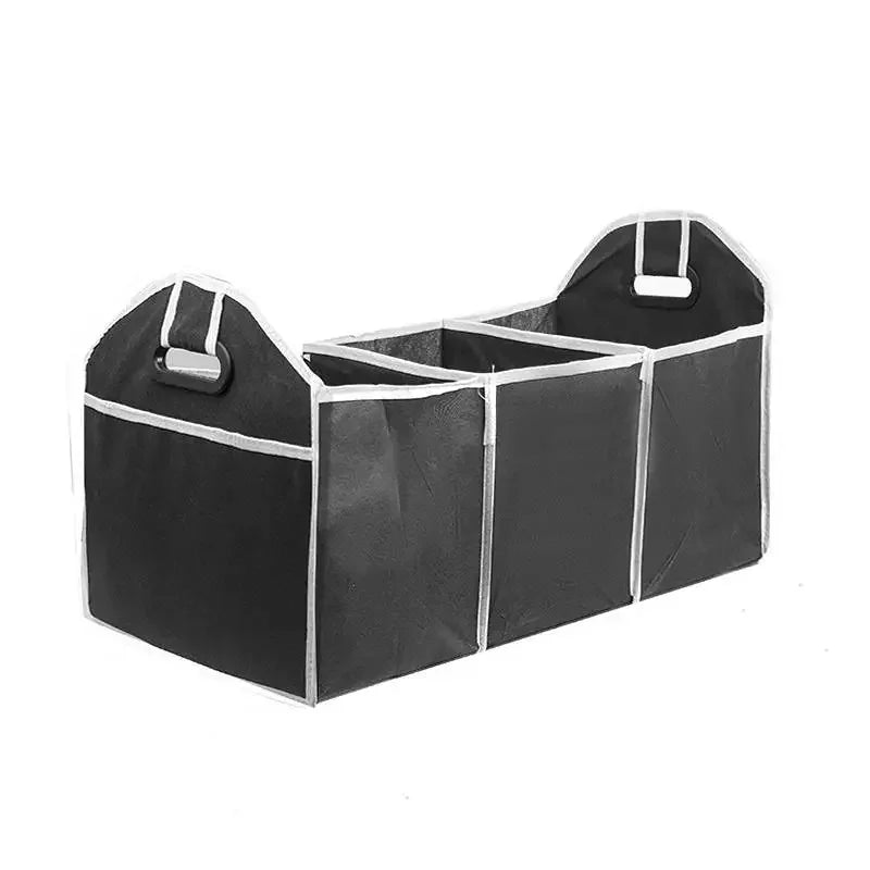 Sac organisateur de coffre universel noir avec poignées et séparateurs