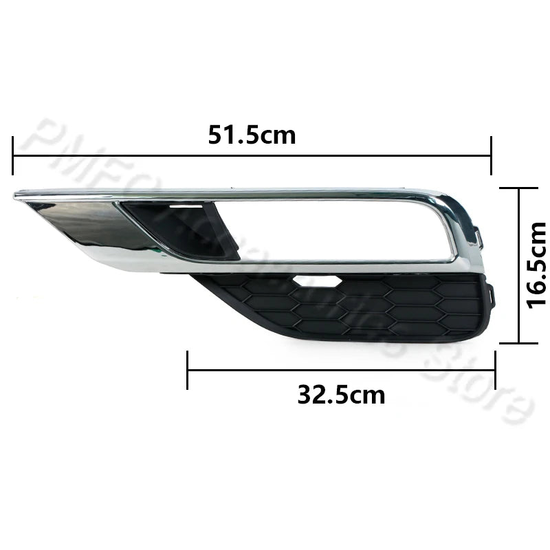 LED fog light kit with bumper trim for Honda CR-V, showing dimensions of 51.5cm by 32.5cm.