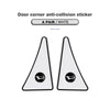 Paires de autocollants de coin de porte blancs anti-collision pour la protection de la voiture