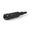 Black aluminum gear knob extension for a Honda shift lever