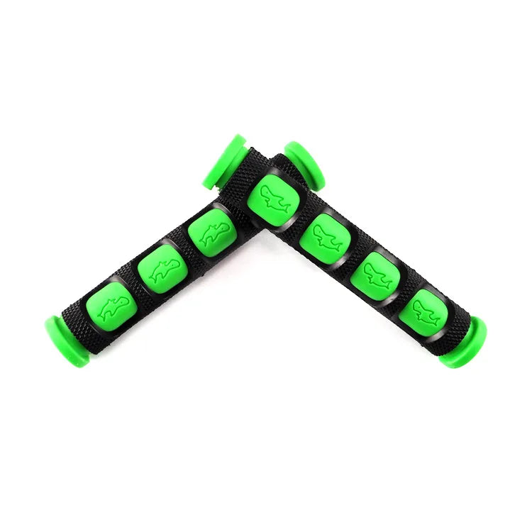 Black and green universal motorcycle brake lever covers for grips