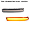 Clear lens amber LED side mirror marker lights for Ford F-150 and Raptor