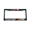 Black MUGEN RR license plate frame decoration with MUGEN POWER text