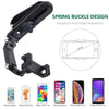 Black spring buckle design 360 degree rotating phone mount suitable for 4-6.5 inch smartphones