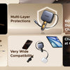 A collection of features for a multi-port car charger including 30W single-port charging, multi-layer protections, 60W dual-p