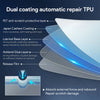 Cross-section diagram illustrating the dual coating automatic repair process of TPU paint protection film layers.