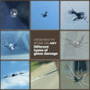 A grid of images showing a professional windshield repair kit designed to work on different types of glass damage.