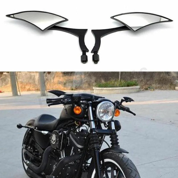 Verstellbare Seitenspiegel für eine Harley Sportster oder Cruiser Motorrad