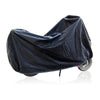 Black waterproof cover for a motorcycle or scooter