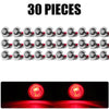 30 pieces of high-intensity LED marker lights arranged in a row.