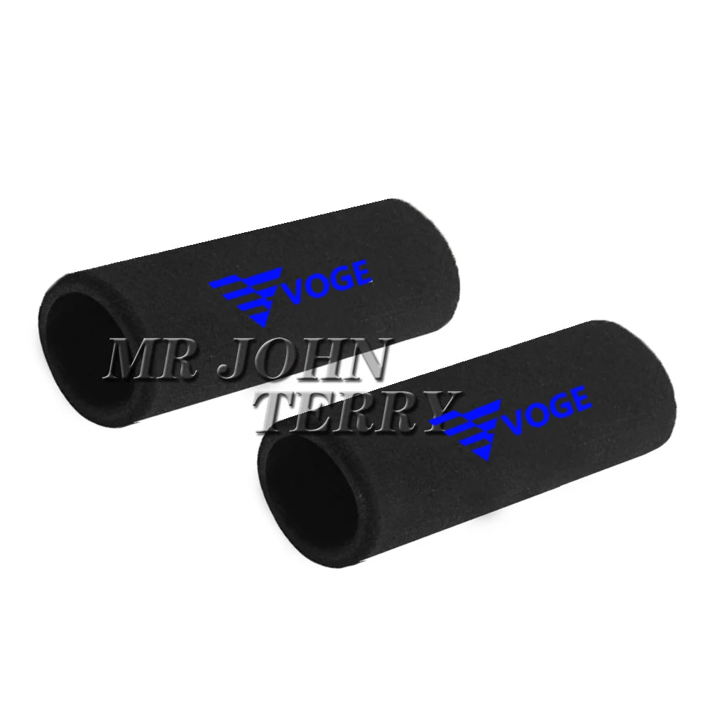 Black motorcycle handlebar grip cover for Voge Valico