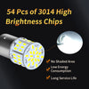 54 pieces of 3014 high brightness LED chips used in automotive lighting.