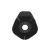 Black car windshield debris protector sleeve with a hexagonal design