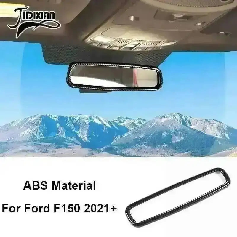 ABS Material carbon fiber grain interior trim kit for Ford F150 2021+