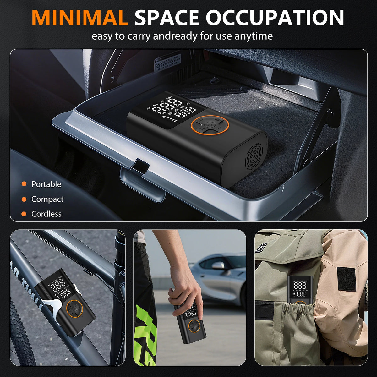 Portable Digital Tire Inflator Air Pump