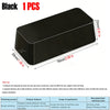 Black 1 piece metal polishing wax bar with dimensions 35mm x 76mm