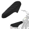 Black padded seat cover for an e-bike or scooter