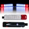 A set of universal LED interior door panel lights for large SUVs, shown in various configurations and a complete unit.