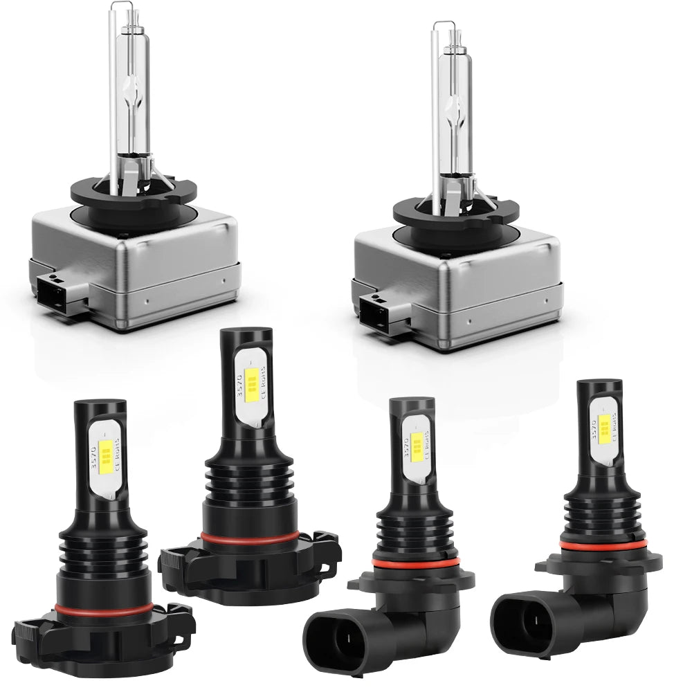 Set of HID Xenon bulbs and mounting hardware for Cadillac Escalade vehicles