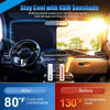 KDM Sunshade protecting a car interior from sunlight and heat damage