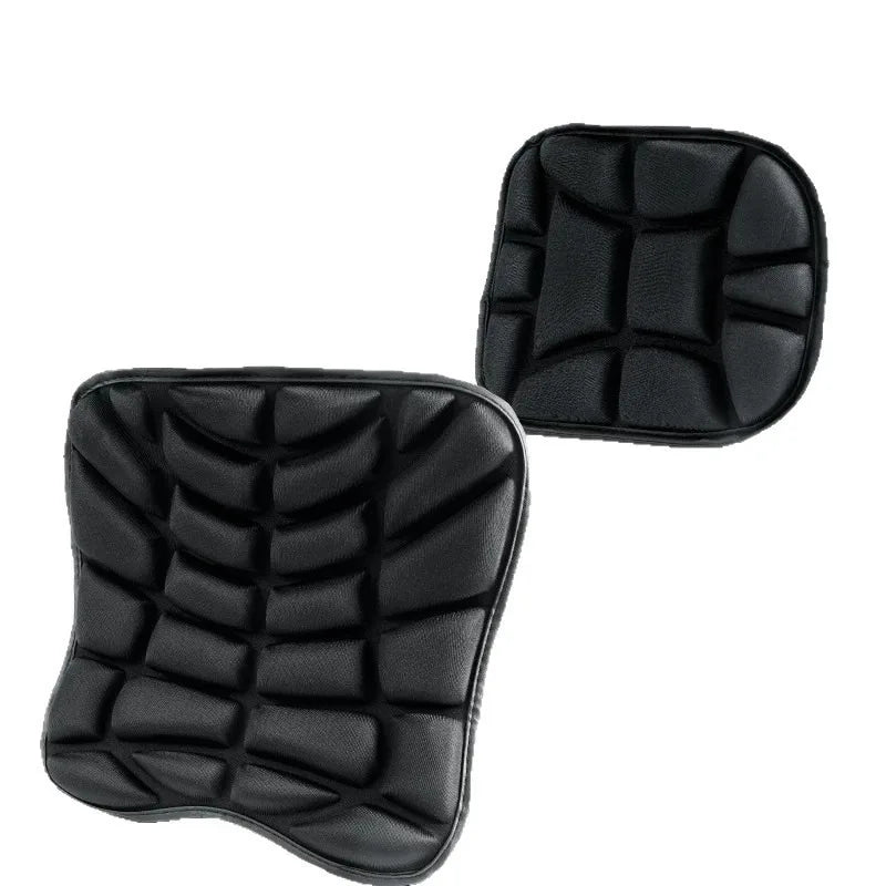 Black durable seat covers designed for motorcycles and electric bikes