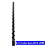 Black universal vehicle AM/FM antenna mast for Dodge Ram 2012-2022