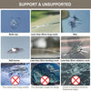 Comparison of supported and unsupported car windshield glass cracks, including bull's eye, star, moon, bending, and radiation