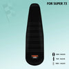 Black ribbed gripper seat cover for Super 73