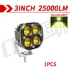 3-Inch High-Power LED Work Light for Vehicles