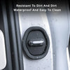 Close-up of a silicone car door damping guard with water droplets on the surface.