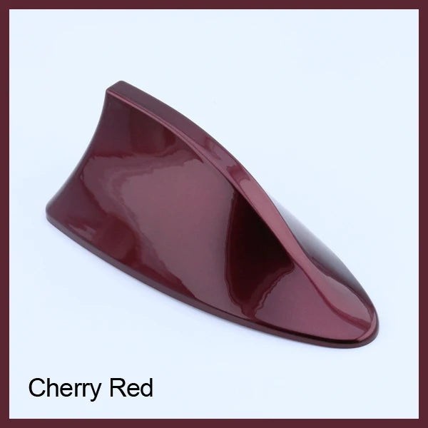 Antenne de voiture universelle en forme de nageoire de requin, marron brillant.