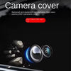 A camera cover protector for a car camera lens, showing a panoramic view and protection features.