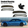 Three smoked housing non dynamic white LED side marker lights for a Dodge Charger