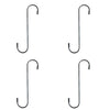 Four black suspension disc service brake caliper hooks shown in various shapes and sizes.
