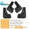Set of black mud flaps for Jeep Grand Cherokee and Grand Cherokee L models