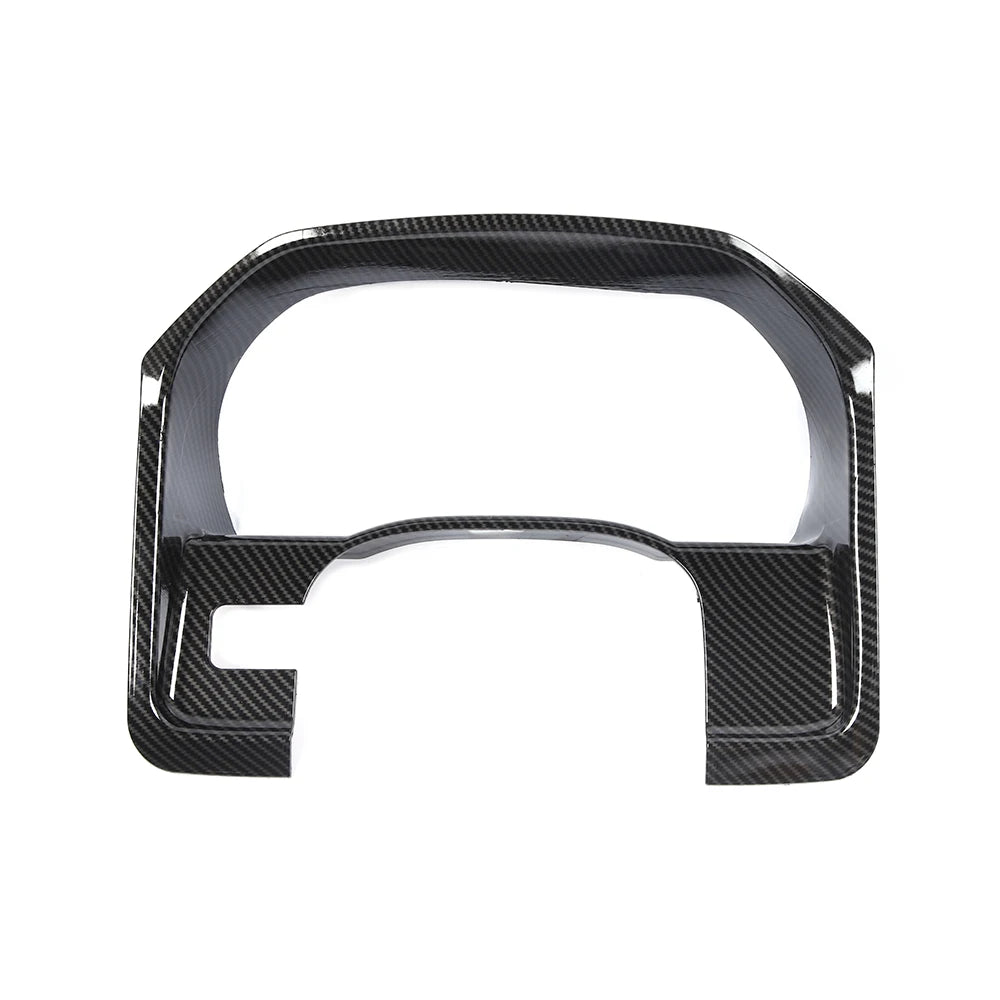 Black carbon fiber ABS dashboard trim panel for Chevrolet Silverado and GMC Sierra
