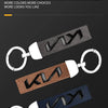 Three-color buckle premium leather bracelet featuring black, brown, and navy leather straps.