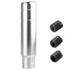Silver aluminum gear shift knob with universal fit