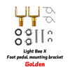 Set zum Montieren des Fußpedalhalters für die Golden light Biene für individuelle Lichtinstallationen