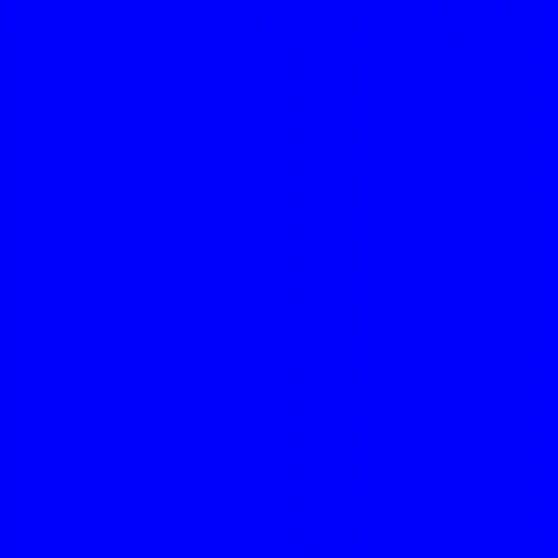 A solid blue background.