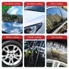 A grid showing various car coating products including paint, headlight, glass, wheel, plastic, and tire coatings.