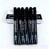 A set of black and white permanent paint markers for art, craft, and DIY displayed in their packaging.