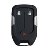 Black aftermarket remote key for Chevrolet trucks and SUVs with lock icons and a speaker symbol