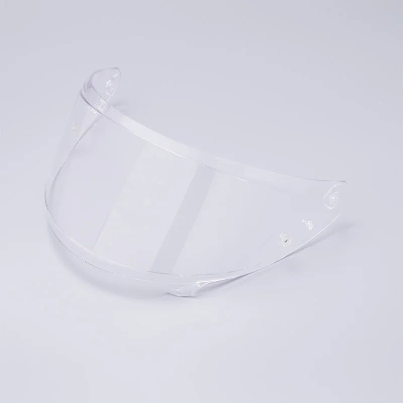 Clear anti-fog visor designed for motorcycle helmets